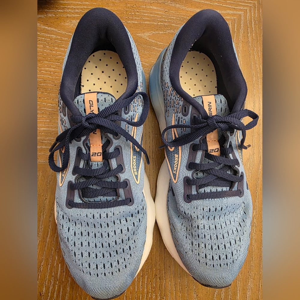 Brooks Glycerin 20 Blue Running Shoes Size 9.5 - Picture 2 of 8
